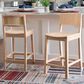 Linon Home Decor Devin Counter Stool in Unfinished (Set of 2), , large