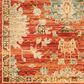 Nourison Antique Bloom Brick 8" x 10" Area Rug, , large