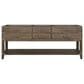 Lexora Home Norwalk 80" Double Bathroom Vanity in Grey Oak with White Quartz Top and Rectangular Sinks, , large