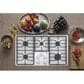 GE Appliances 36" Built-In Gas Cooktop in White, , large