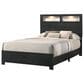 Crown Mark Cadence 4-Piece King Bedroom Set in Black and White, , large