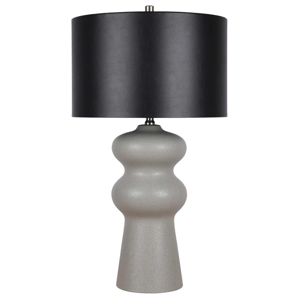 Classy Art Wholesalers Echo Essence Ceramic Table Lamp in Gray, , large