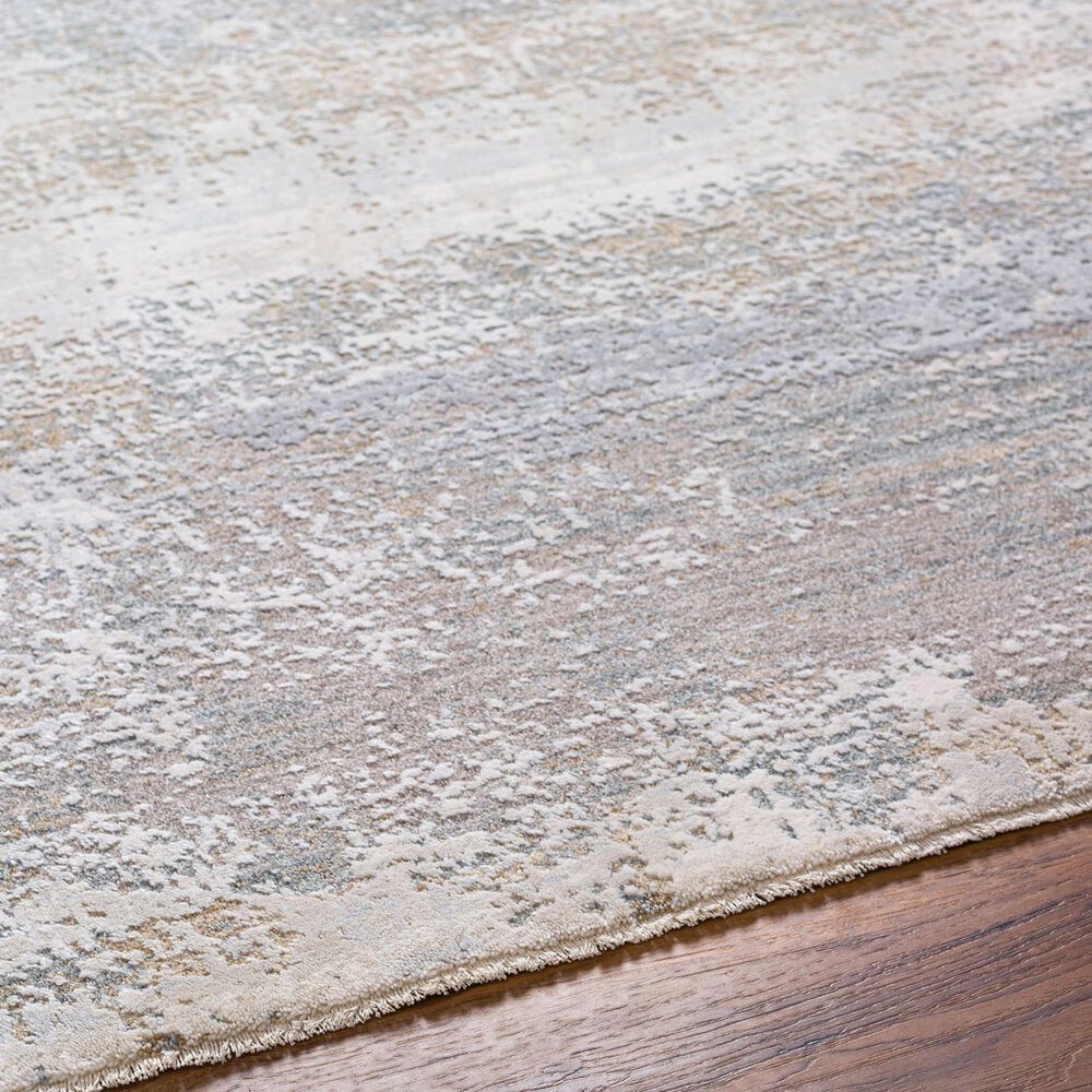 Surya Brunswick 7&#39;10&quot; x 10&#39;2&quot; Cream, Tan, Olive, Blue, Seafoam and Taupe Area Rug, , large