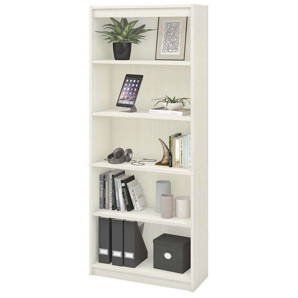 Bestar Bookcase in White Chocolate, , large