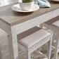 Signature Design by Ashley Skempton 4-Piece Counter Height Table Set in Beige, , large