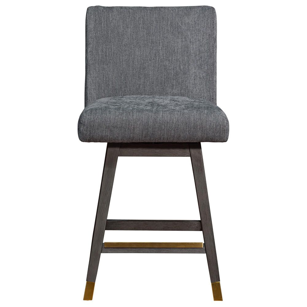 Blue River Basila Swivel Counter Stool in Gray, , large