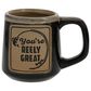 Pavilion Reely Great 16 Oz Mug in Black and Cream, , large