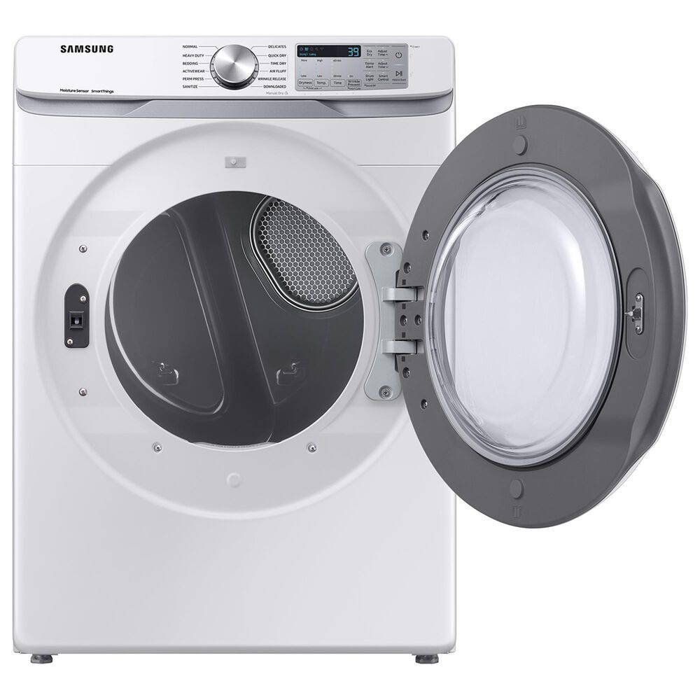 Samsung 7.5 Cu. Ft. Smart Electric Dryer with Sensor Dry in White, , large