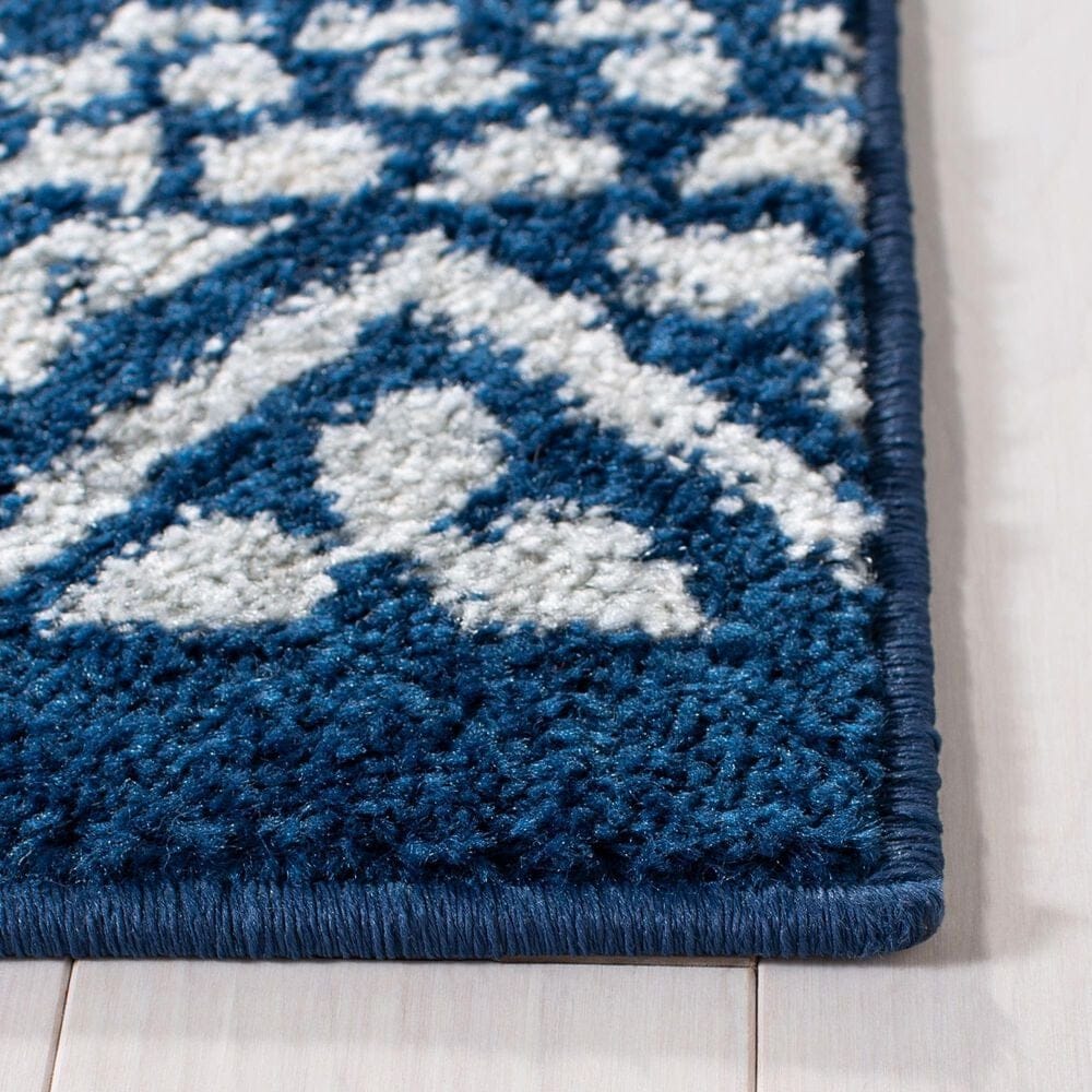 Safavieh Tulum TUL268N 9&#39; x 12&#39; Navy and Ivory Area Rug, , large