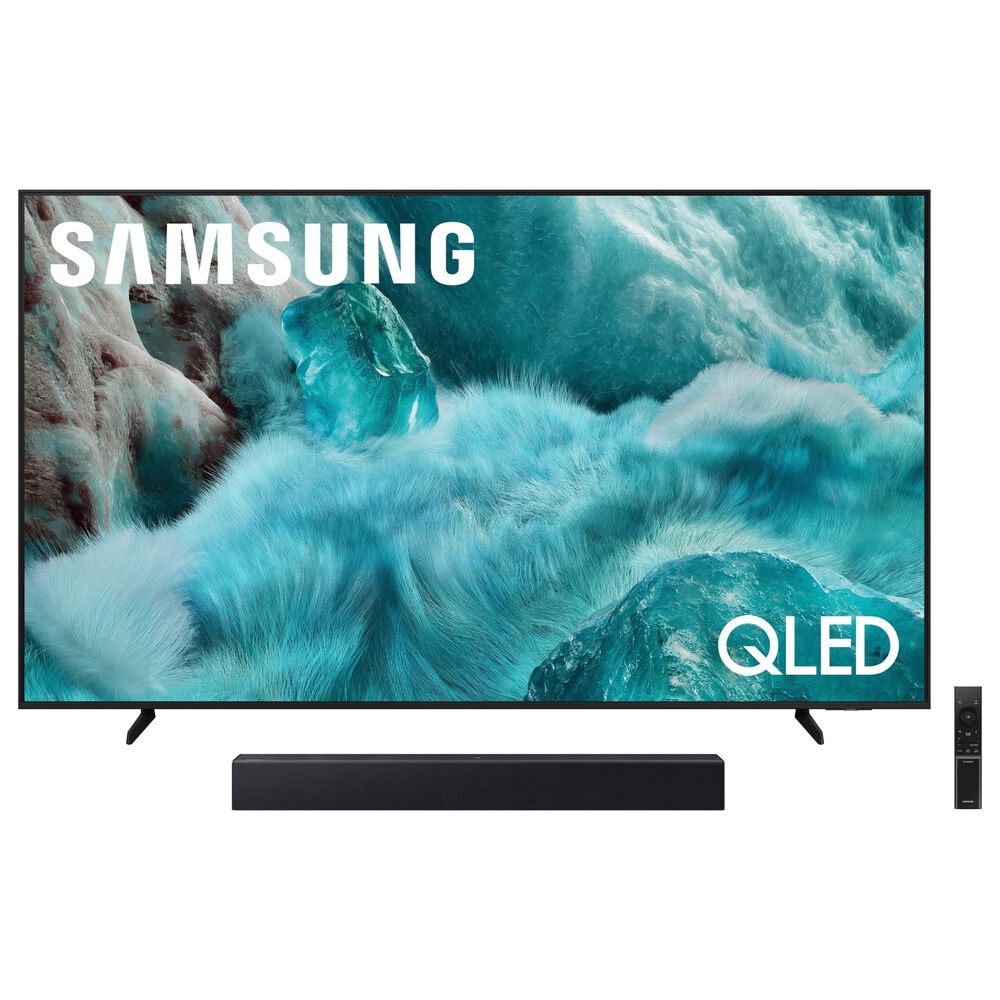 Samsung 65" Class Q7F QLED 4K Vision AI - Smart TV with B-Series 2.0 Channel Soundbar in Black and Titan Black, , large