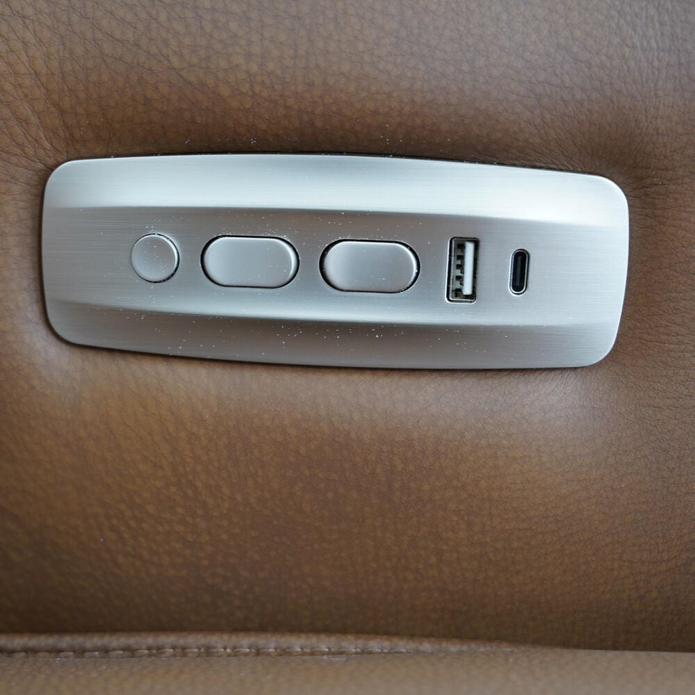 Aurora Furnishings Malta Power Zero Gravity Reclining Loveseat with Vibration in Bourbon, , large