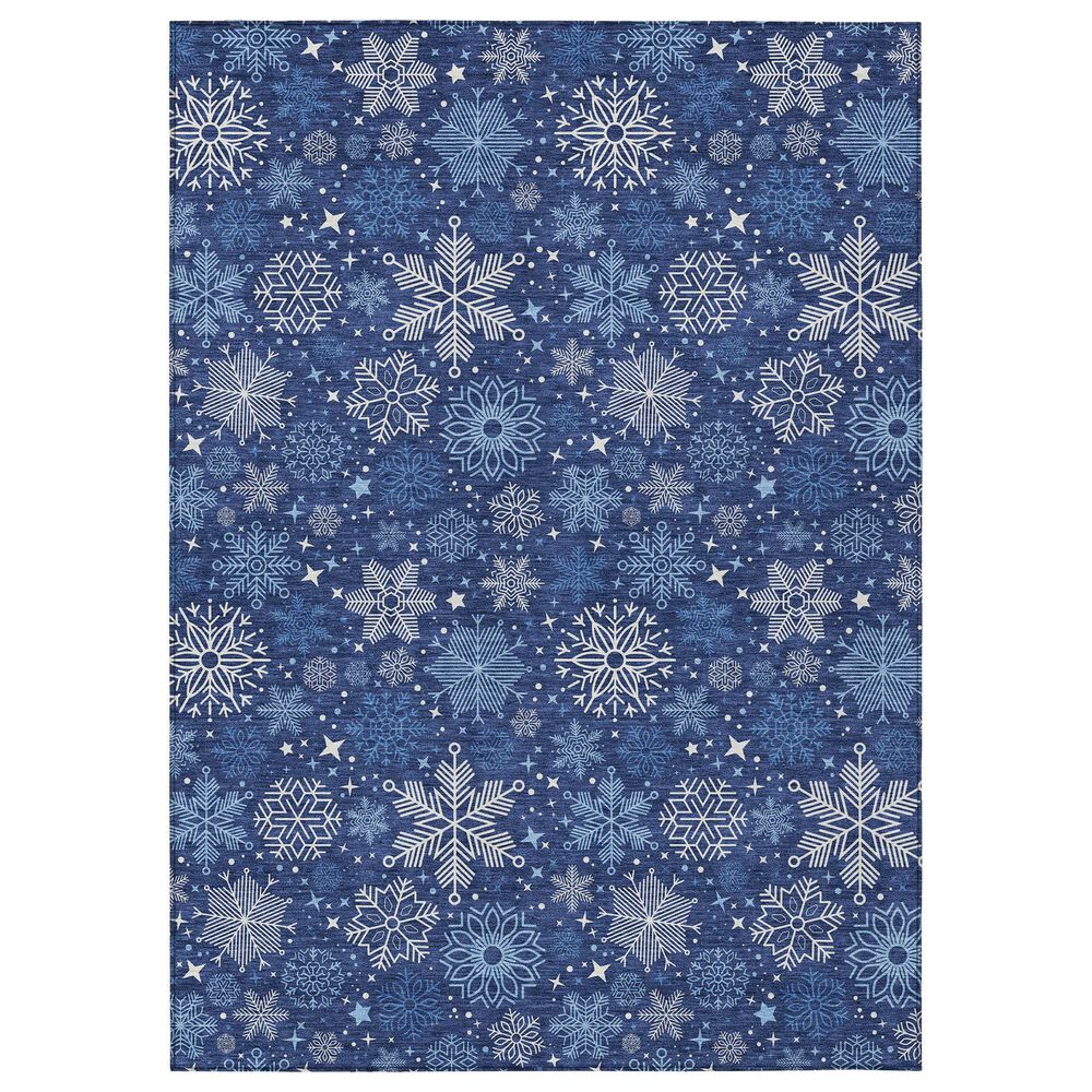 Dalyn Rug Company Wonderland WN31 3" x 5" Navy Indoor/Outdoor Area Rug, , large