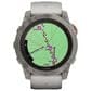 Garmin Fenix 7X Pro Sapphire Solar Edition Smartwatch 51mm Titanium Case with Fog Gray and Ember Orange Band, , large