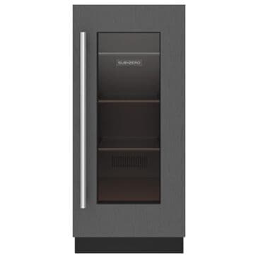 Sub Zero 3.1 Cu. Ft. Designer Undercounter Beverage Center with Right Hinge and Glass Door in Panel Ready, , large