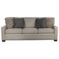 Huntington House Stationary Sofa in Taupe Tweed, , large
