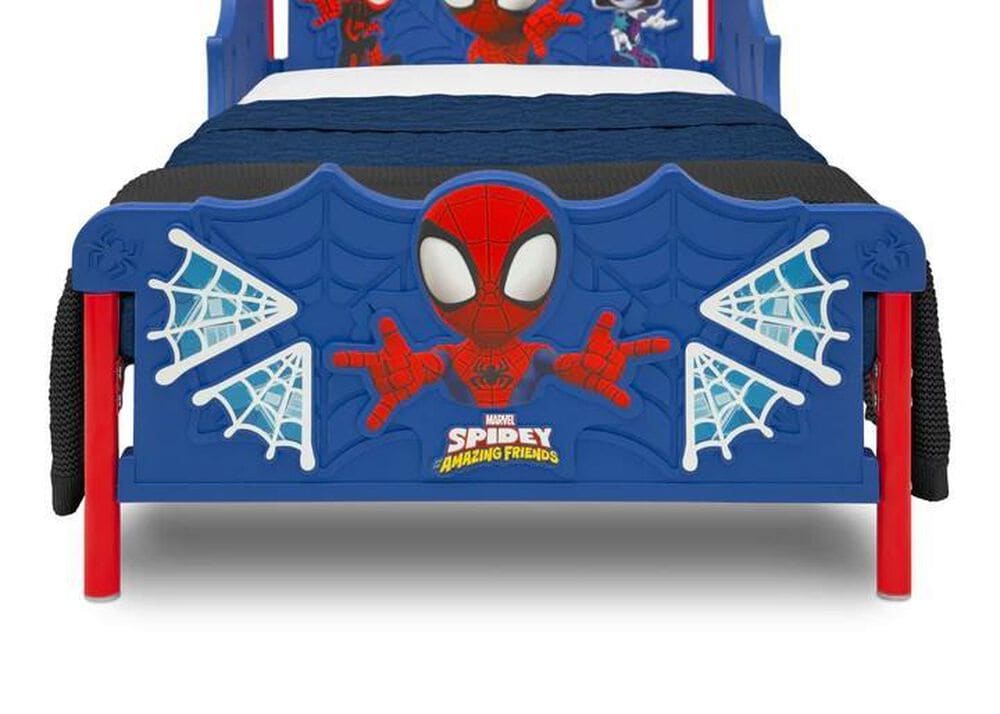 Delta Children Spidey and His Amazing Friends 3D Toddler Bed in Blue, , large