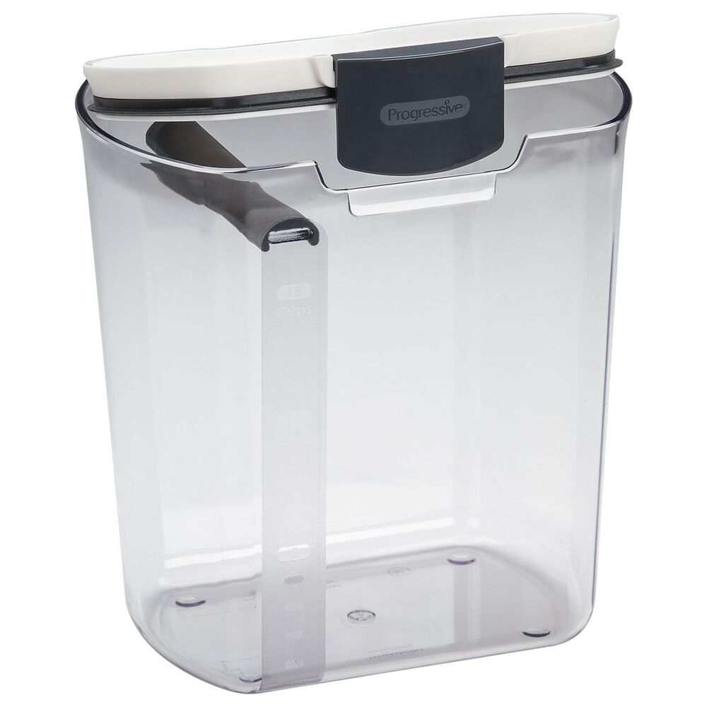 Progressive ProKeeper 4-Quart Flour Storage Container in Clear, Grey and White, , large