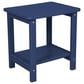 Hearth and Haven 3-Piece Outdoor Folding Adirondack Chair Set with Side Table in Navy Blue, , large