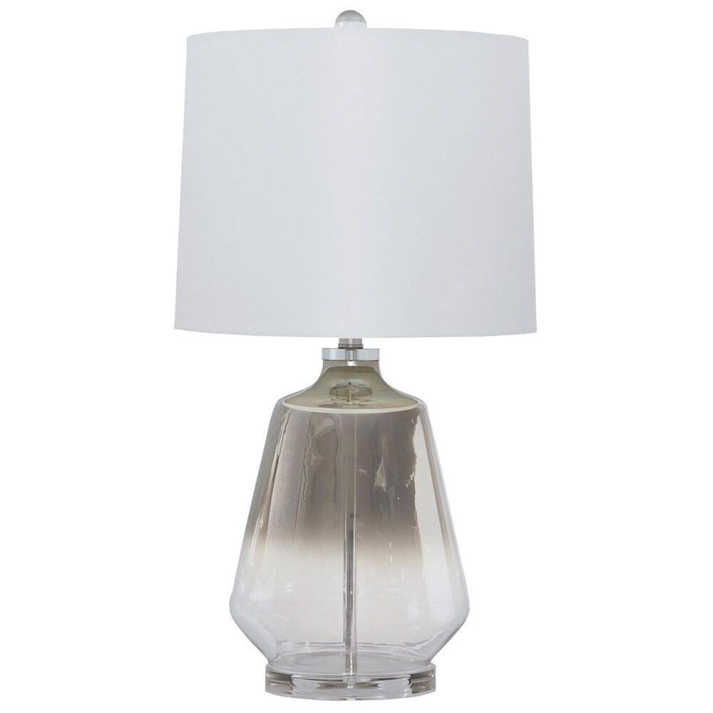 Ashley Jaslyn Glass Table Lamp In Silver, , large