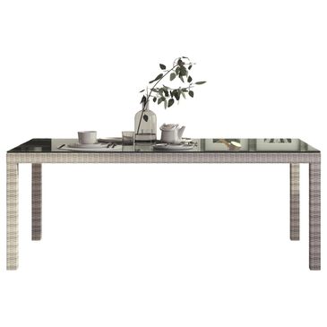 Midtown Concepts Dining Table in Grey- Table Only, , large