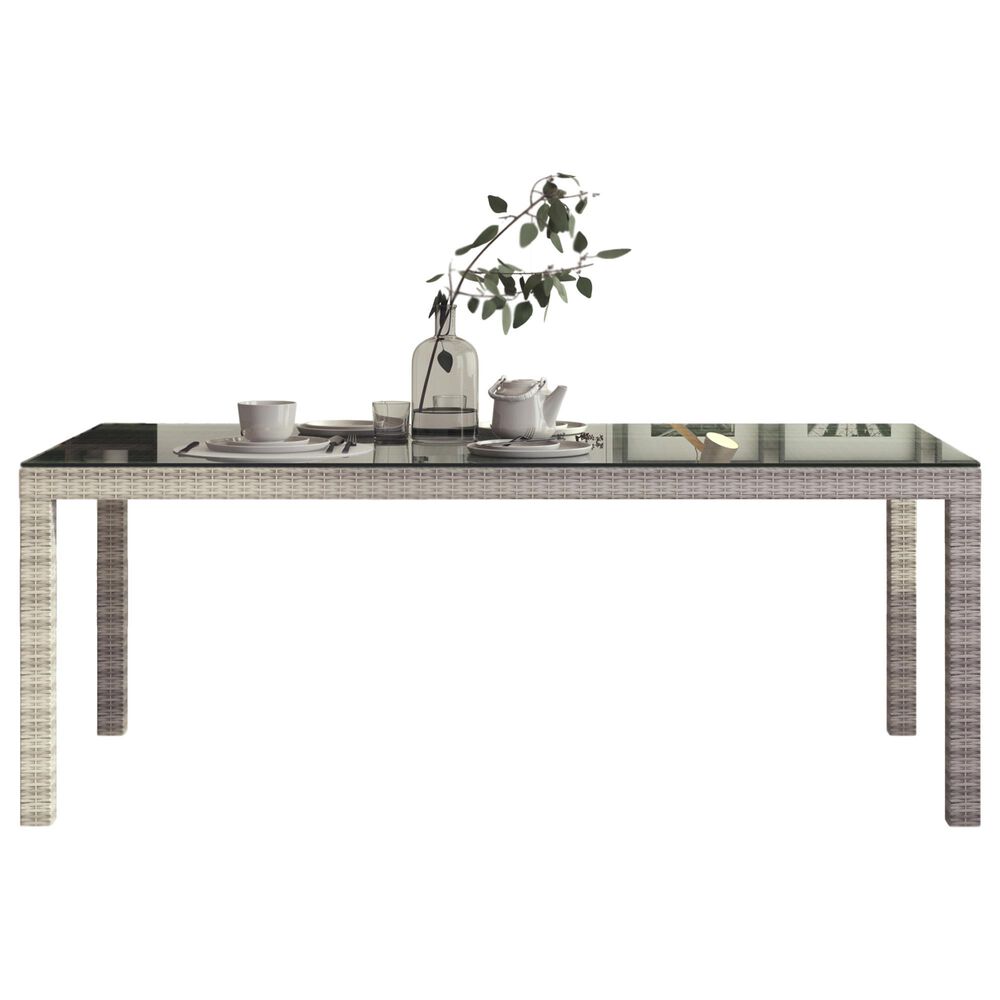 Midtown Concepts Dining Table in Grey- Table Only, , large