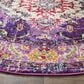 Safavieh Monaco MNC243P-5R 5" x 5" Round Violet/Fuchsia Area Rug, , large