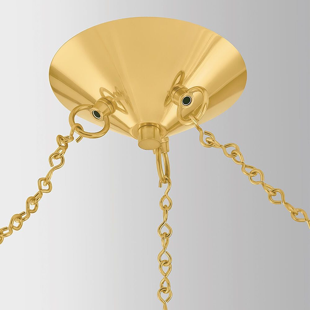 Troy Lighting Fiorello 9-Light Chandelier in Vintage Polished Brass, , large