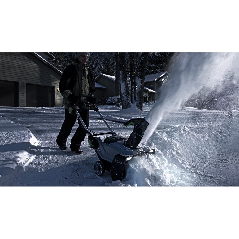 EGO 21&quot; Dual Port Snow Blower Kit with Peak Power with Peak Power Two 5.0Ah Batteries and Charger Included, , large
