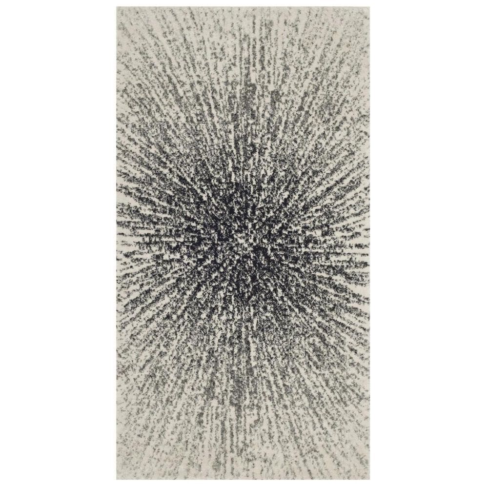 Safavieh Evoke EVK228K 2"2" x 4" Black and Ivory Runner, , large