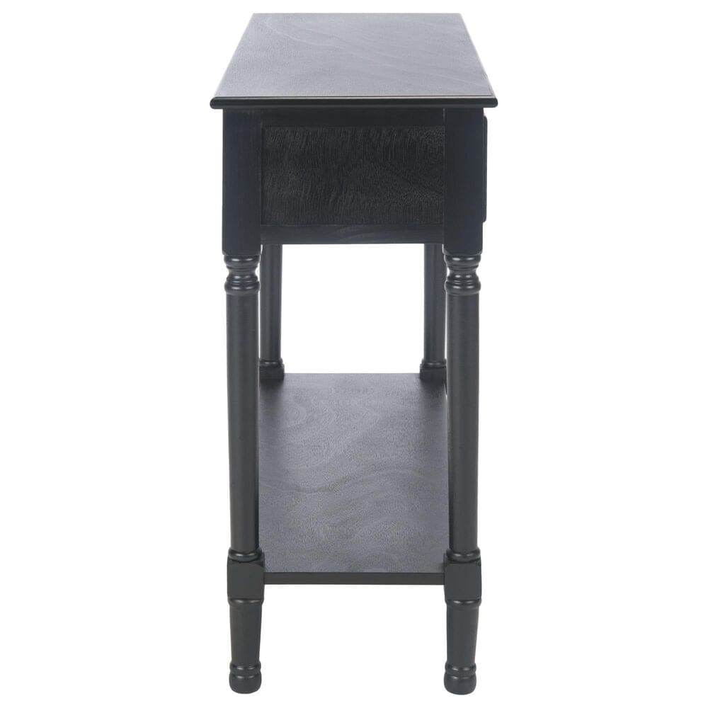 Safavieh Haines 2-Drawer Console Table in Black, , large