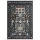 Rifle Paper Co. x Loloi Menagerie MEN-03 2"3" x 5" Black Area Rug, , large