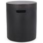 Hearth and Haven Outdoor Cylindrical Side Table with Integrated Handle Cutout in Copper, , large