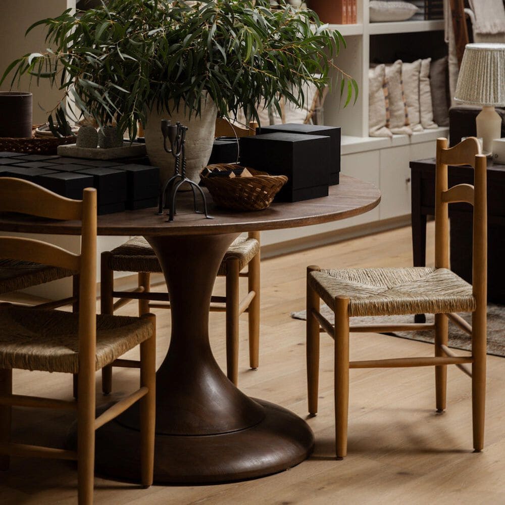 Amber Lewis x Four Hands Eastman Dining Table - Sienna Oak Veneer, , large