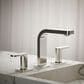 Kohler Parallel Widespread Bathroom Sink Faucet in Vibrant Polished Nickel, , large