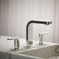 Kohler Parallel Widespread Bathroom Sink Faucet in Vibrant Polished Nickel, , large