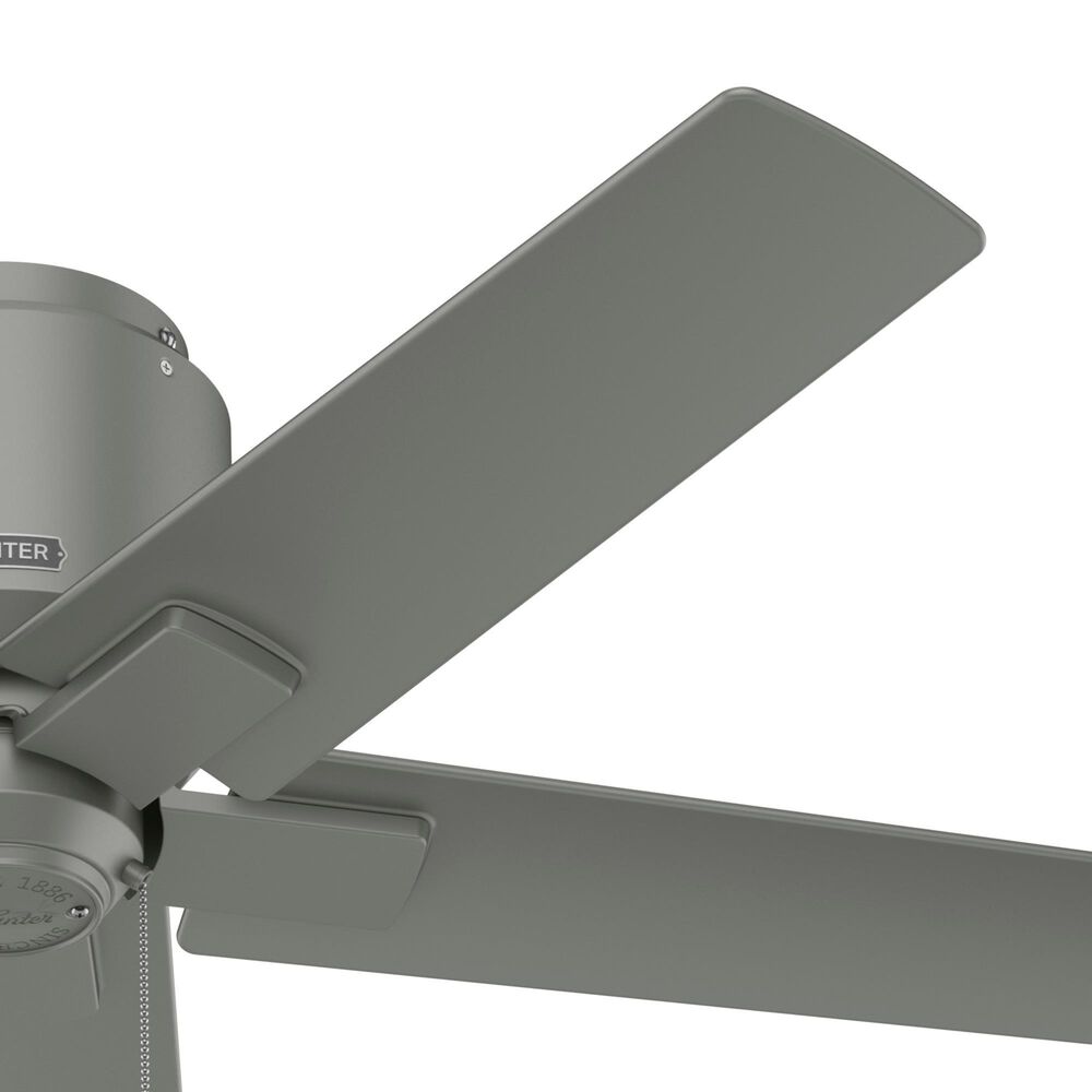Hunter Terrace 44&quot; Outdoor Ceiling Fan in Matte Silver, , large