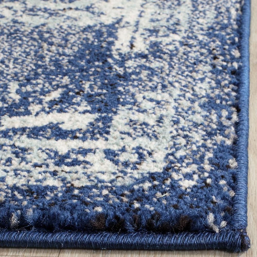 Safavieh Evoke EVK256A 2&#39;2&quot; x 13&#39; Navy and Ivory Runner, , large