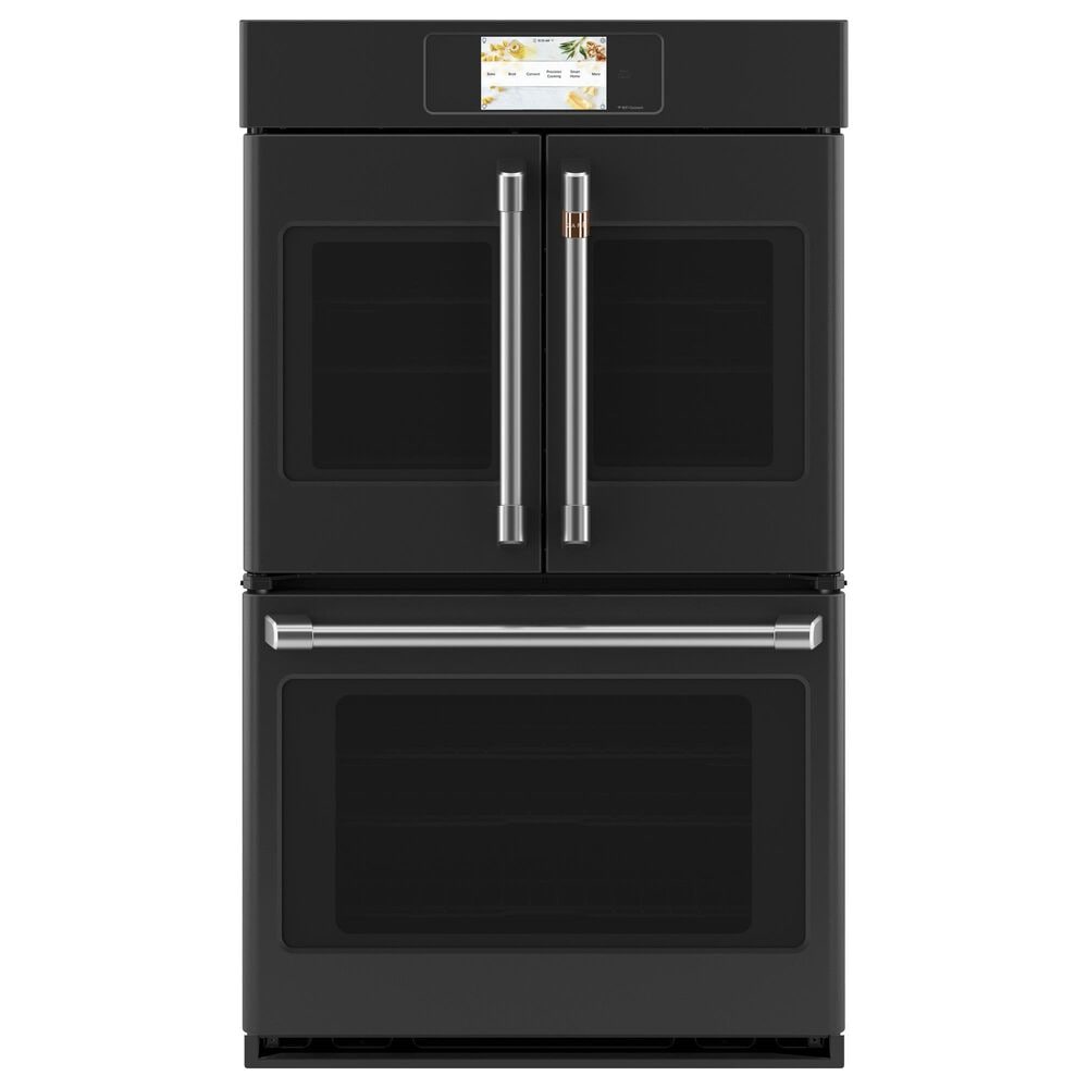 Cafe 30" French-Door Double Wall Oven in Matte Black, , large