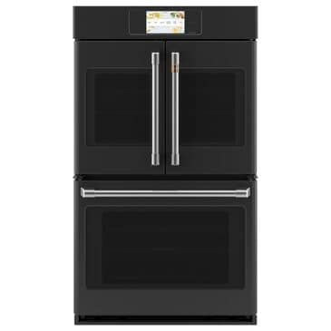 Cafe 30" French-Door Double Wall Oven in Matte Black, , large