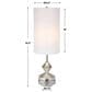 Uttermost Vial Buffett Lamp in Silver and Polished Nickel, , large