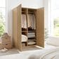 Modway Render 2-Door Wardrobe Closet in Oak, , large