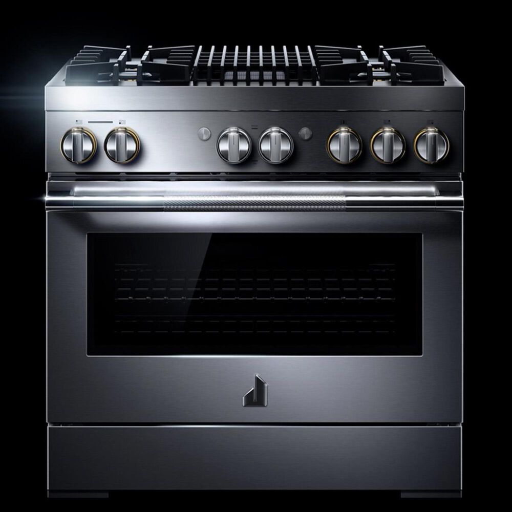 JennAir Rise 36&quot; Professional Range with Gas Grill in Stainless Steel, , large