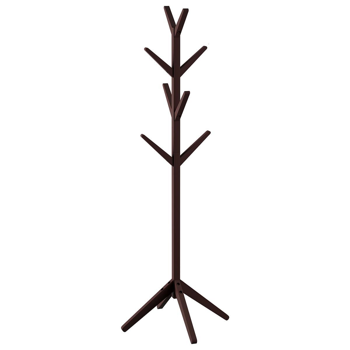 Timberlake Lavish Home Coat Rack in Espresso Brown NFM