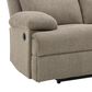 Ashley Side-Swipe Manual Reclining Loveseat in Mocha, , large