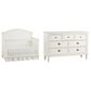 Eastern Shore Elsa 2-Piece 4-in-1 Convertible Crib and Dresser Nursery Set in Lace, , large