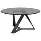 Furniture of America Homer 2-Piece Coffee Table Set in Texture Black and Gray, , large