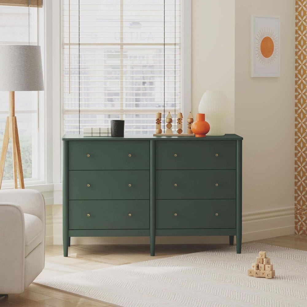 DaVinci Frem 6-Drawer Dresser in Forest Green, , large