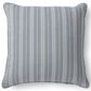 K & K Interiors 20" Striped Throw Pillow in Blue, , large