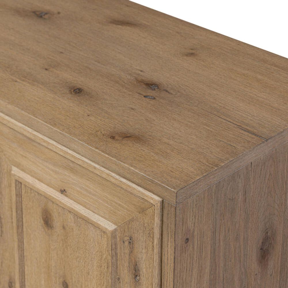 Four Hands Haiden Adela 4-Door Sideboard in Drifted Oak Veneer, , large