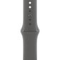 Apple Watch Series 11 (GPS+Cellular) 42mm Titanium Case with Stone Gray Sport Band - S/M in Natural and 2-Year AppleCare+, , large